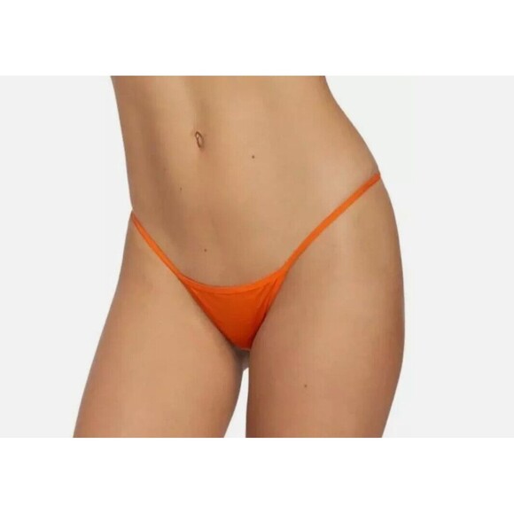 Frederick's Of Hollywood Plus Sz 1X Exxtreme Orange Mini G-String Thong NWT Sexy - Picture 1 of 4